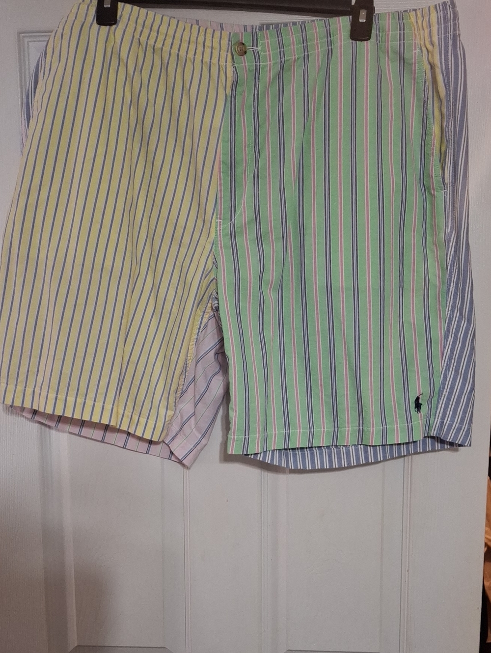 Ralph Lauren Pastel Multistripe Cotton Shorts